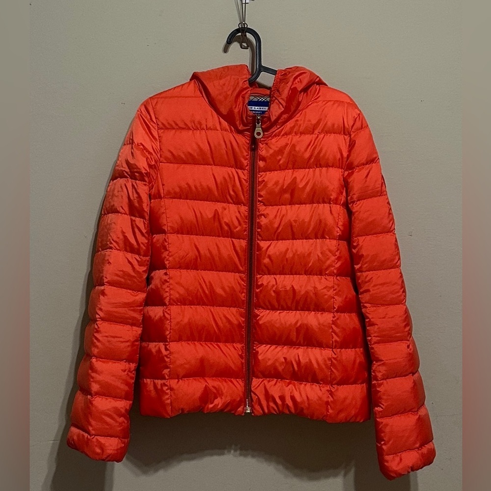 Burberry Blue Label Women's Orange Puffer Jacket